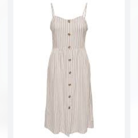 So Cotton pinstripe dress NWT - Picture 1 of 12